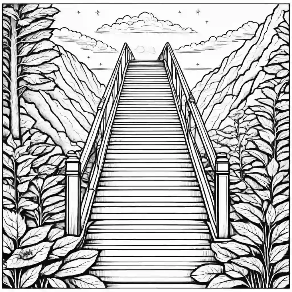 Jacob's Ladder coloring pages
